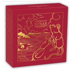 Lunar 3 Maus 1/4 Oz Gold Proof 2020 + Box + COA