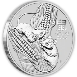 Lunar 3 - Maus - 5 Oz Silber 2020 *