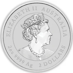 Lunar 3 - Maus - 2 Oz Silber farbig 2020 *
