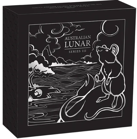 Lunar 3 - Maus - 1 Oz Silber High Relief 2020*