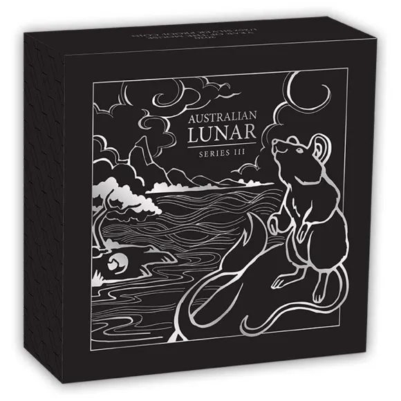 Lunar 3 Maus 1/2 Oz Silber Proof 2020 *