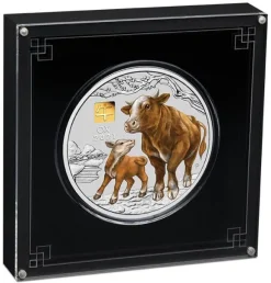 Lunar 3 - Ochse - 1 KG Silber Privy Mark 2021 +Box +Zertifikat*