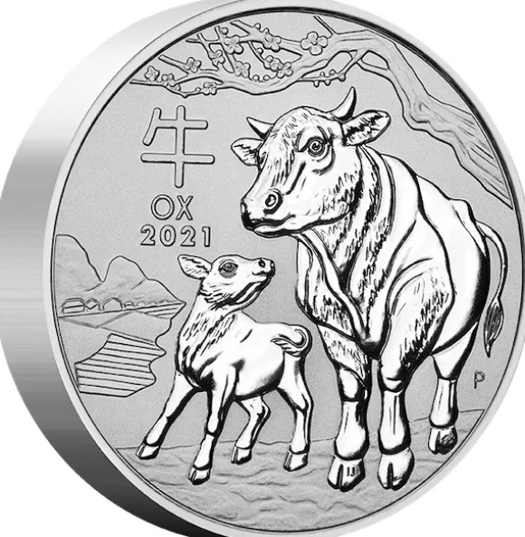 Lunar 3 - Ochsen - 10 KG Silber 2021 *