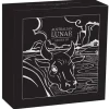 Lunar 3 - Ochse - 1 Oz Silber gilded + Box + Zertifikat*