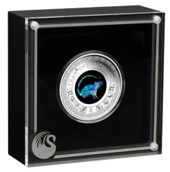 Lunar Opal - Maus - 1 Oz Silber Proof +Box +COA*