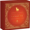 Lunar Opal Ochse 1 Oz Silber Proof 2021 +Box +COA*