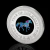 Lunar - Pferd- Opal - 1 Unze Silber 2026 + Box +COA