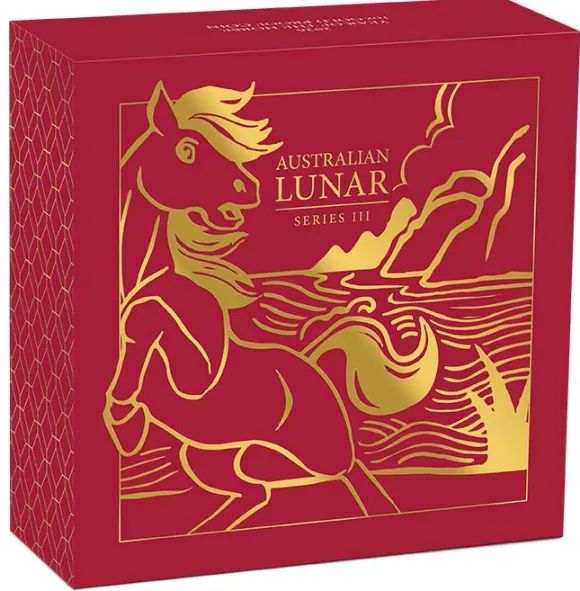 Lunar 3 - Pferd- 1 Oz Gold Proof 2026 + Box + COA