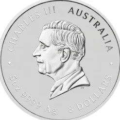 Lunar 3 - Pferd - 5 Oz Silber coloriert 2026