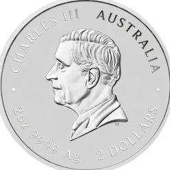 Lunar 3 - Pferd - 2 Oz Silber farbig 2026*