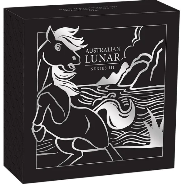 Lunar 3 - Pferd- 1 Oz Silber Proof + Box + COA 2026