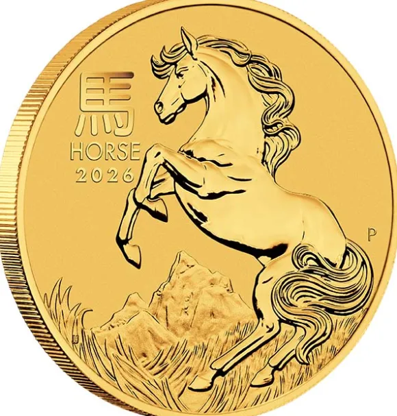 Lunar 3 - Pferd- 1/4 Unze Gold 2026