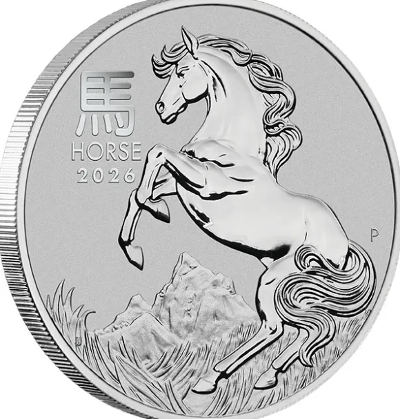 Lunar 3 - Pferd - 1 Unze Platin 2026*