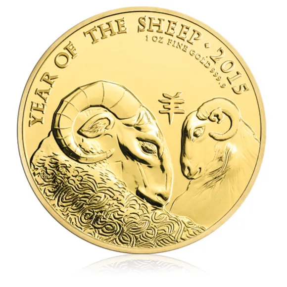 Lunar Schaf 1 Oz Gold UK - Royal Mint