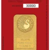 Lunar Schlange 2025 1 Oz Gold Minted Barren im Blister
