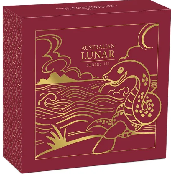 Lunar 3 - Schlange - 1/10 Oz Gold Proof 2025 + Box + COA