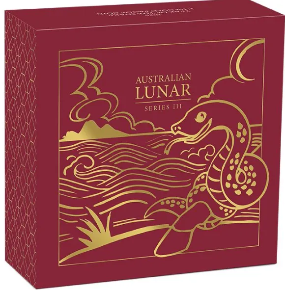 Lunar 3 - Schlange - 1/4 Oz Gold Proof 2025 + Box + COA