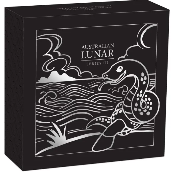 Lunar 3 - Schlange - 1 Oz Silber Proof + Box + COA 2025*