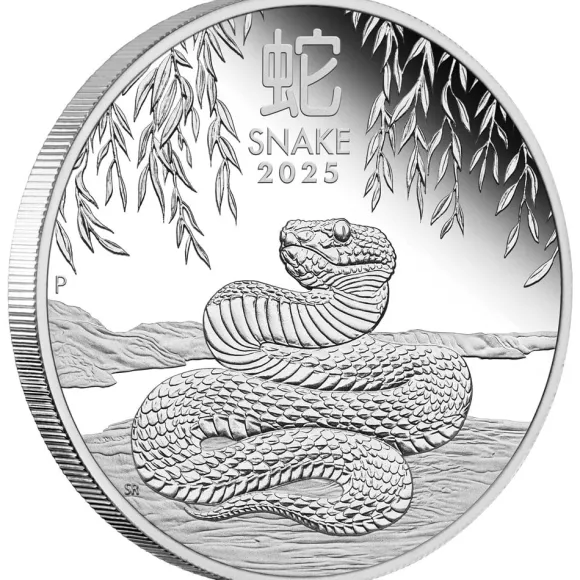 Lunar 3 - Schlange - 1 Oz Silber Proof + Box + COA 2025*