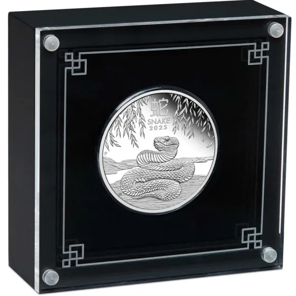Lunar 3 - Schlange - 1 Oz Silber Proof + Box + COA 2025*