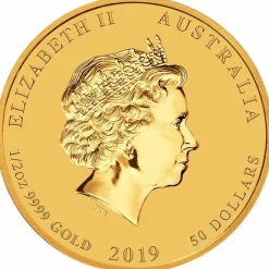 Lunar 2 - Schwein - 1/2 Oz Gold 2019