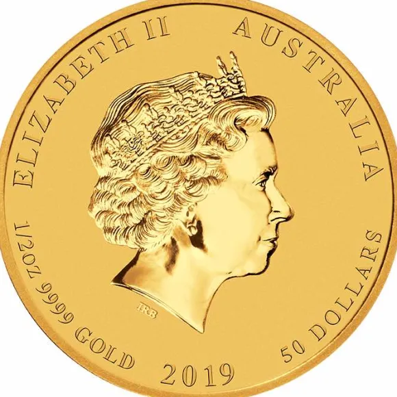 Lunar 2 - Schwein - 1/2 Oz Gold 2019