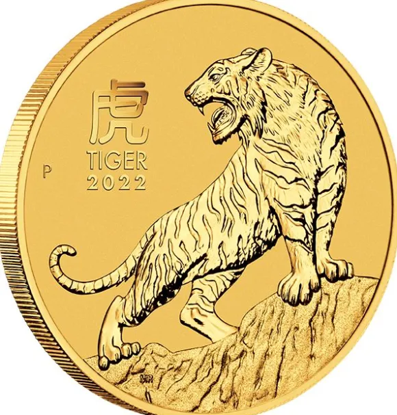 Lunar 3 - Tiger - 1/20 Oz Gold 2022