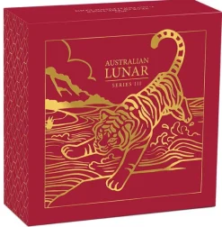 Lunar 3 - Tiger - 1/10 Oz Gold Proof 2022 + Box + Zertifikat