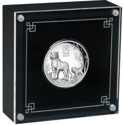 Lunar 3 - Tiger - 1 Oz Silber High Relief 2022 +Box +Zertifikat*