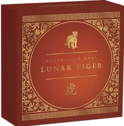 Lunar - Tiger - 1 Oz Silber Opal + Box +COA*