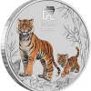 Lunar 3 - Tiger - 1/2 Unze Silber - Farbig - 2022*