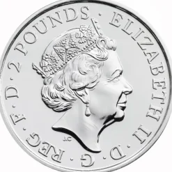 Lunar UK Affe 1 Oz Silber 2016*