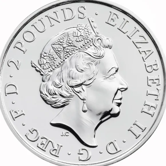Lunar UK Affe 1 Oz Silber 2016*