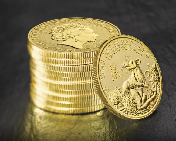 Lunar UK - Maus - 1 Unze Gold 2020