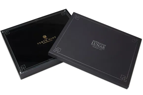 Lunar 3 - 12 Year Collection - 4 x 2 Oz Silber Proof + Box + Zertifikat (Maus+Ochse+Tiger+Hase)*
