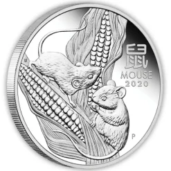 Lunar 3 - 12 Year Collection - 4 x 2 Oz Silber Proof + Box + Zertifikat (Maus+Ochse+Tiger+Hase)
