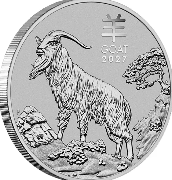 Lunar 3 - Ziege- 1 Unze Platin 2027