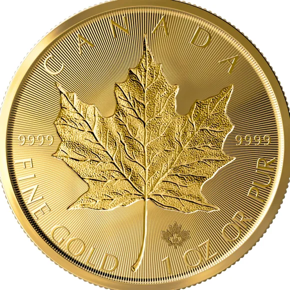 Maple Leaf - Incuse - 1 Unze Gold 2019