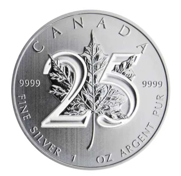 Maple Leaf 25 Jahre 1 Oz Silber 2013*