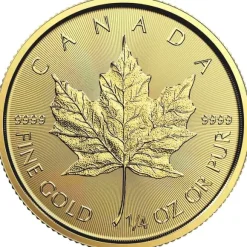 Maple Leaf 1/4 Oz Gold verschiedene Jahrgänge