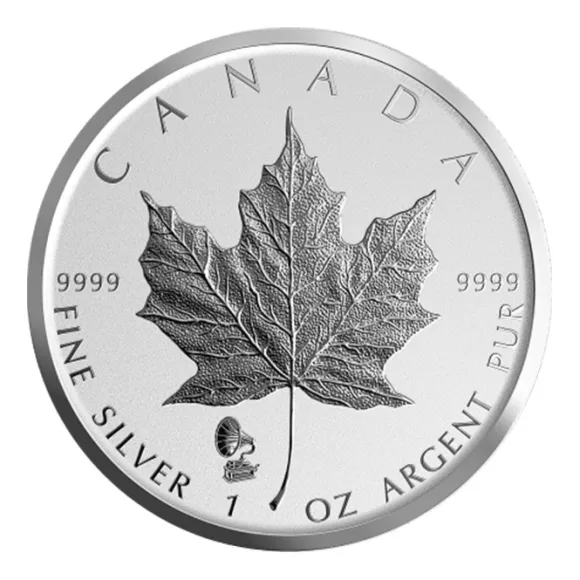 Maple Leaf Privy Privy Phonogram 1 Oz Silber 2019*