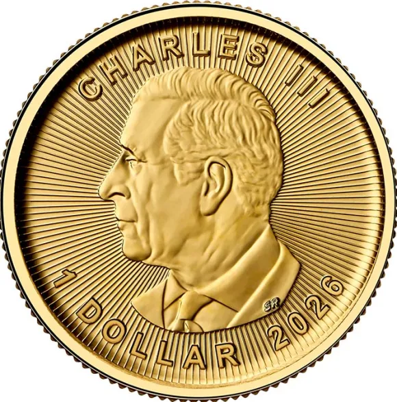 Maple Leaf 1/20 Unze Gold 2026
