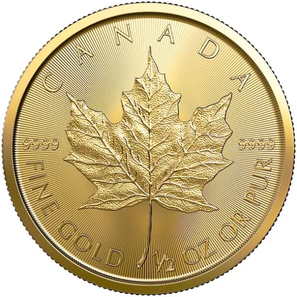 Maple Leaf 1/2 Unze Gold 2025