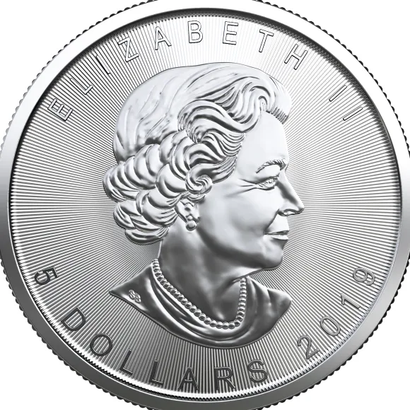 Maple Leaf 1 Unze Silber Incuse 2019*