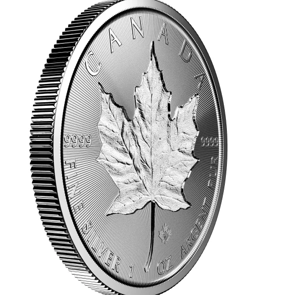 Maple Leaf 1 Unze Silber Incuse 2019*