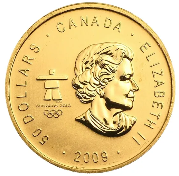 Maple Leaf - Vancouver / Totem - 1 Oz Gold 2009