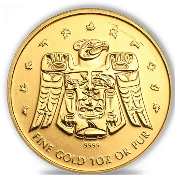 Maple Leaf - Vancouver / Totem - 1 Oz Gold 2009