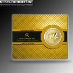 Maple Leaf - 5x9 - 1 Oz Gold 2008 - Blister