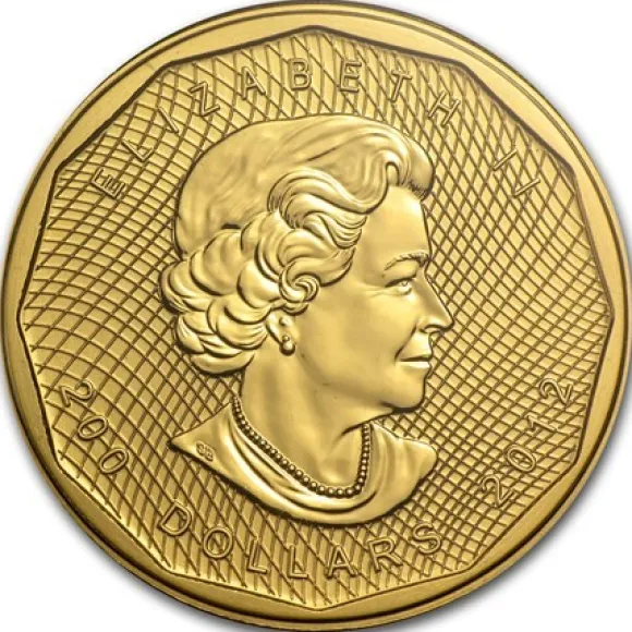 Maple Leaf - 5x9 - 1 Oz Gold 2012 Blister