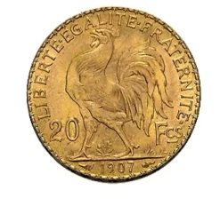 Marianne 20 Francs Goldmünze - Frankreich - 5,81 Gramm Gold